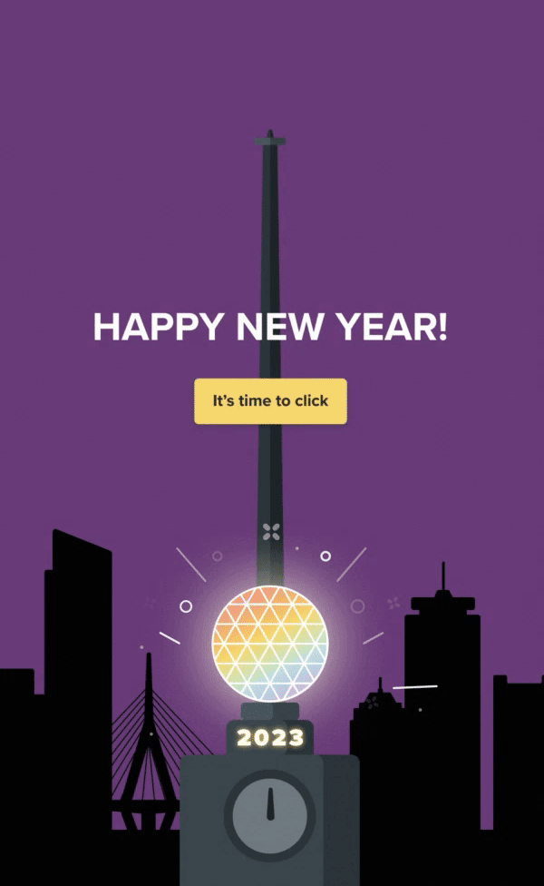 Join Litmus' New Years Eve Ball Drop fun! Come back on January first to enter to win some Litmus Swag.